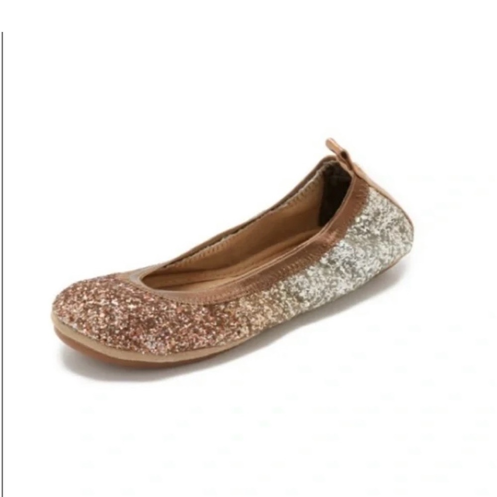 Yosi Samra glitter ballet flats